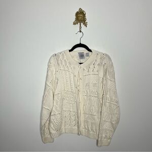 Vintage Cape Isle Knitters Cardigan L